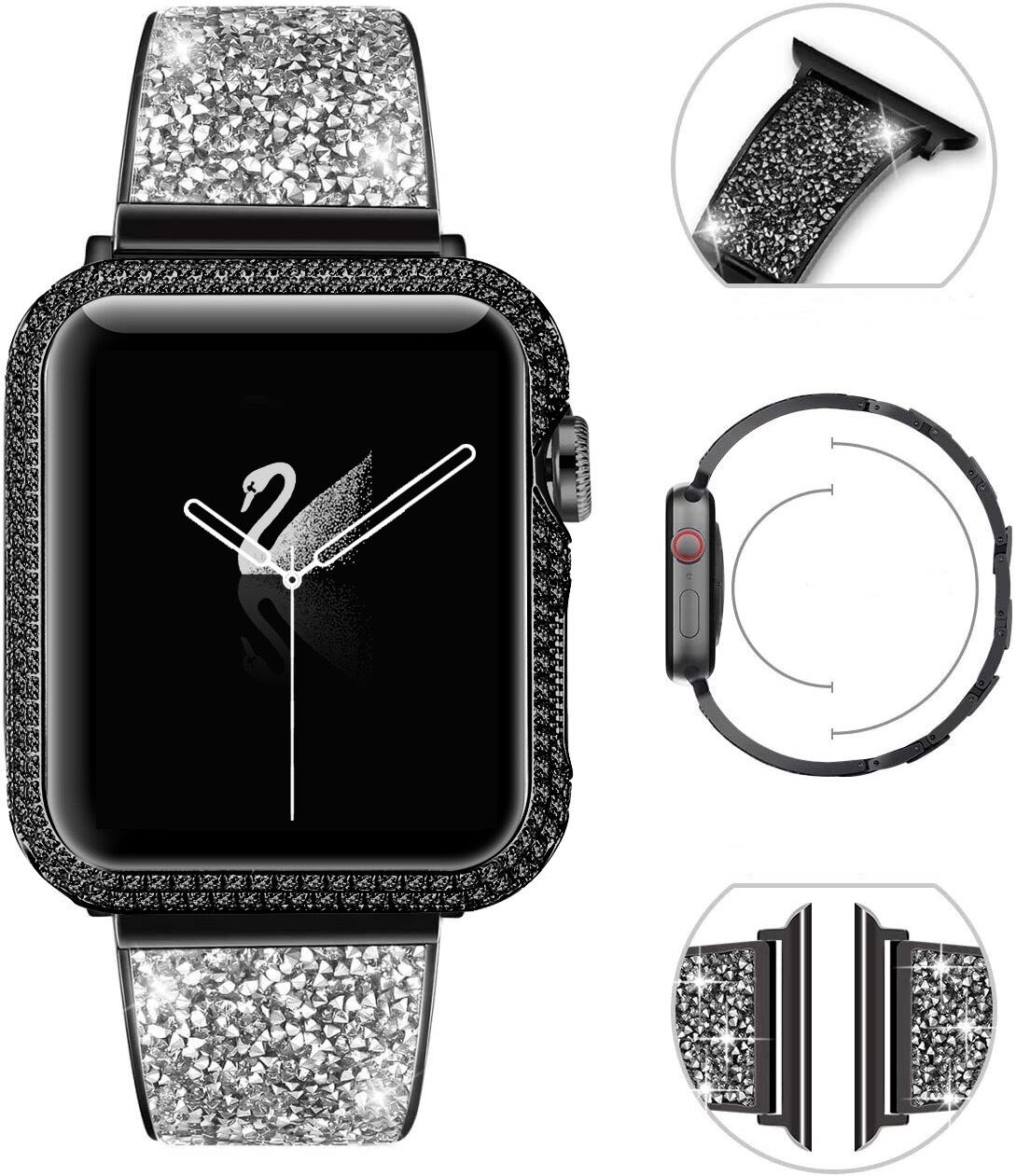 おしゃれなキラキラアップルウォッチバンド Shining Apple Watch Belts AWB0069