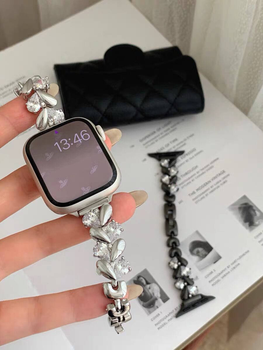 Shining Heart Apple Watch band キラキラハートApple Watchバンド R01410