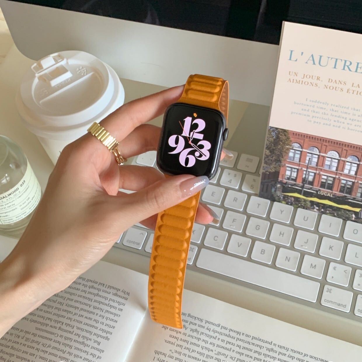 Simple Magnet Apple Watch Band シンプルマグネットApple Watchバンド R01260