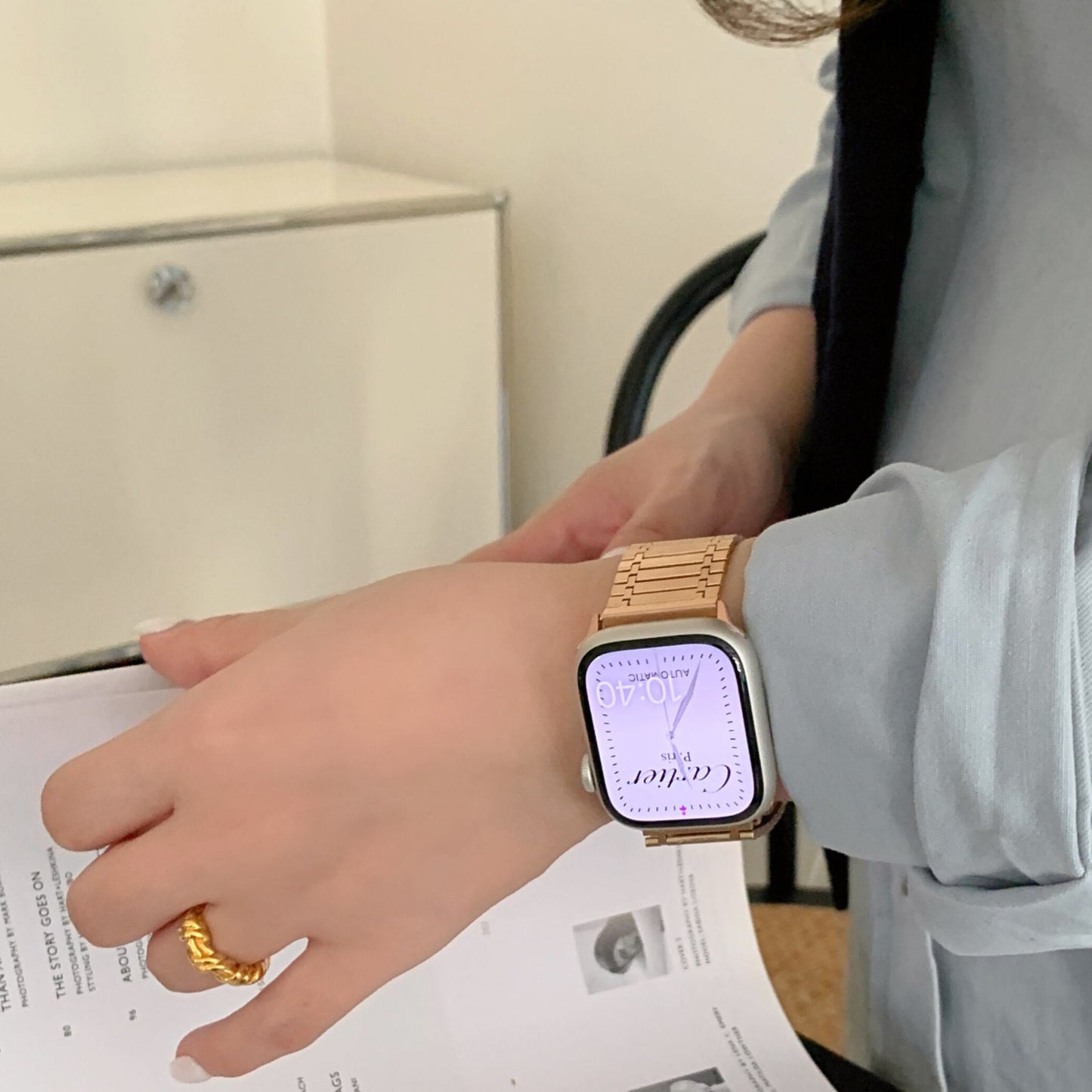 Simple Magnet Apple Watch Band シンプルマグネットApple Watchバンド R01439