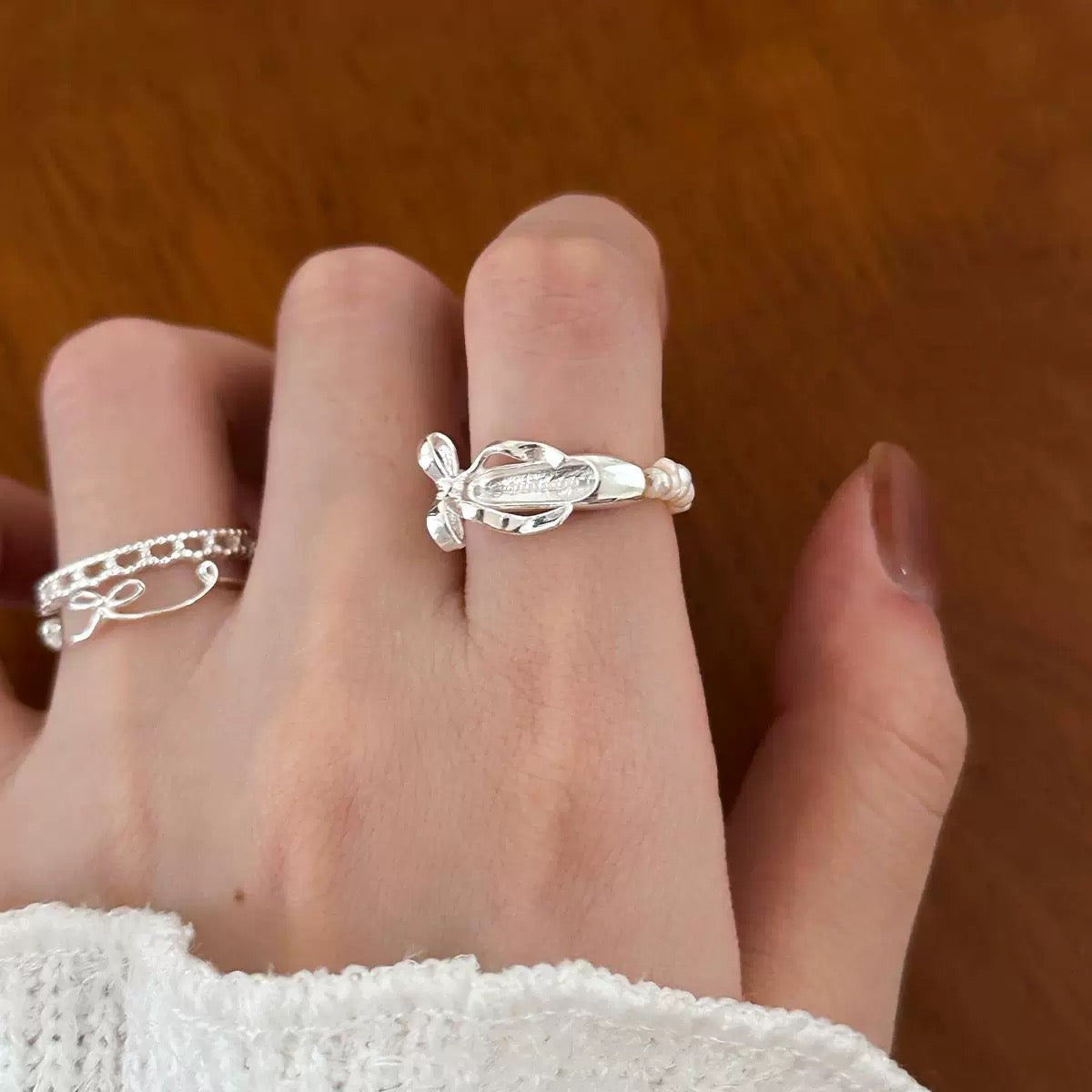 Ballet Pearl Ring バレーパールリング R02106