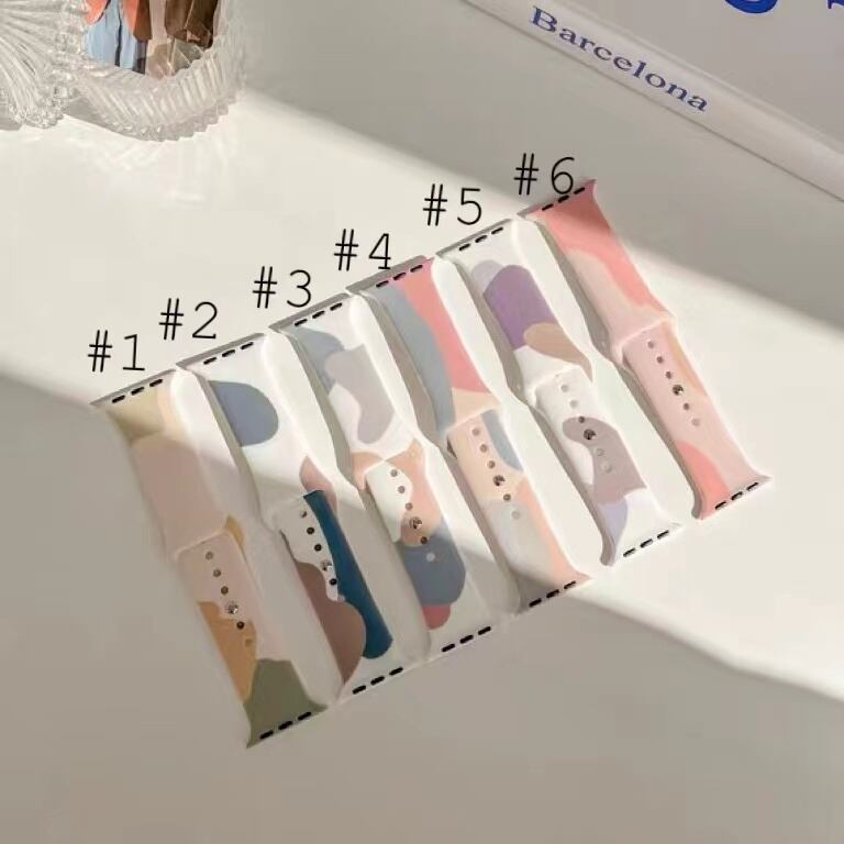 Marble Silicon Apple Watch Band R01172