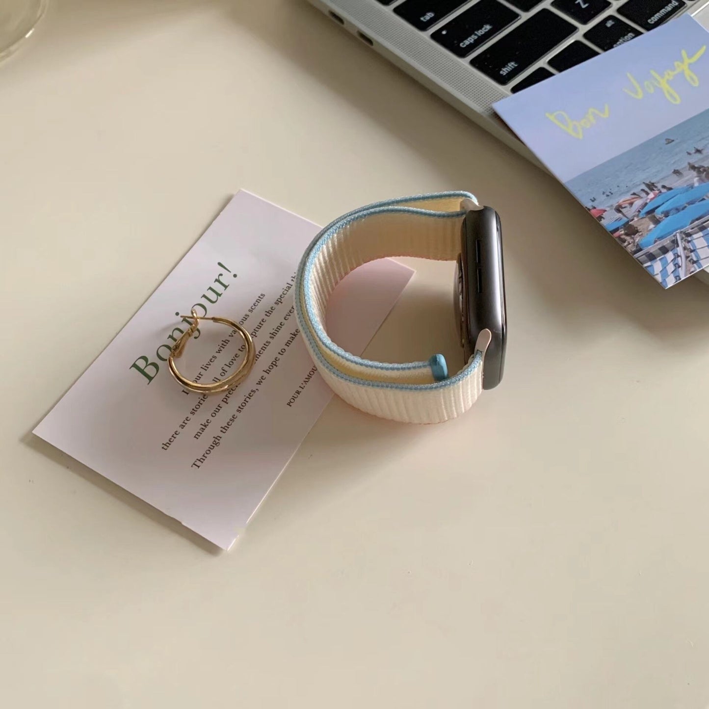 Simple Nylon Apple Watch Band シンプルナイロンApple Watchバンド R01229