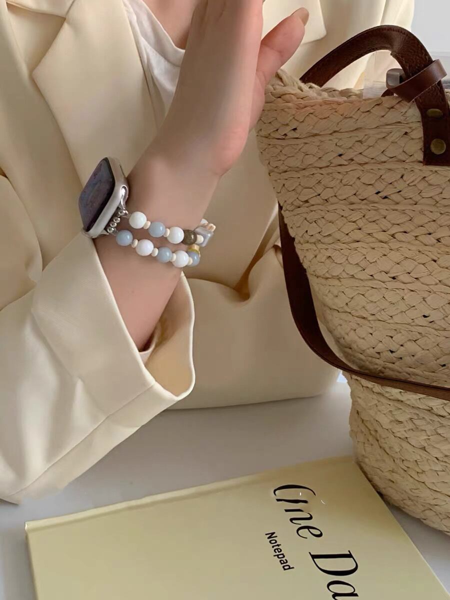 Beads Accessary Bracelate Apple Watch Band ビーズアクセサリーブレスレットApple Watch バンド R01404