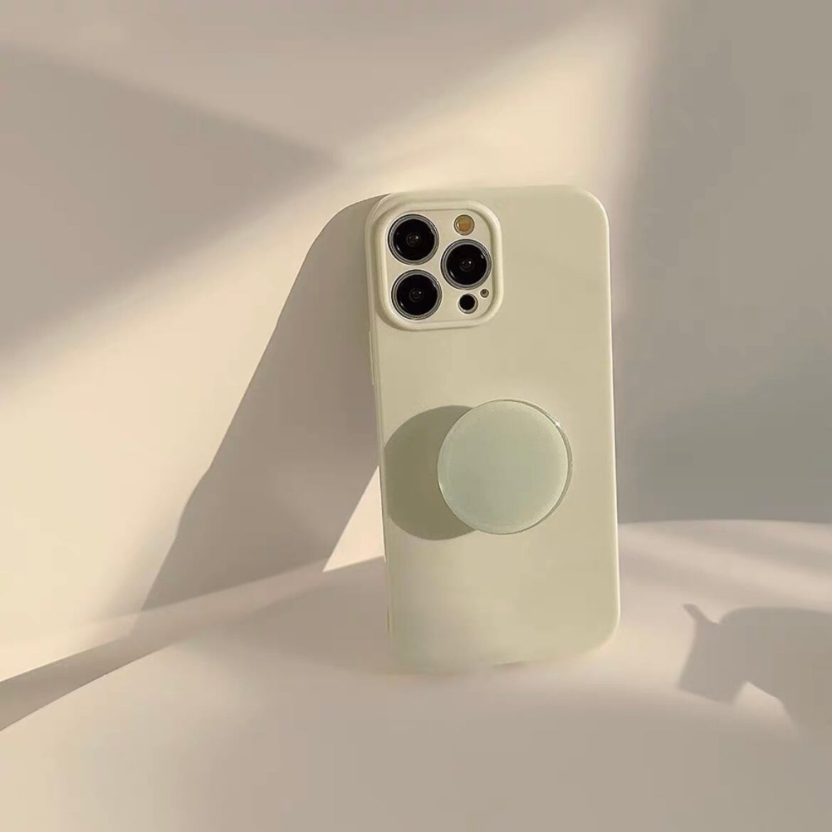 Simple Pastel Color with stand iPhone case シンプルパステルカラー&スタンドiPhoneケース R01351