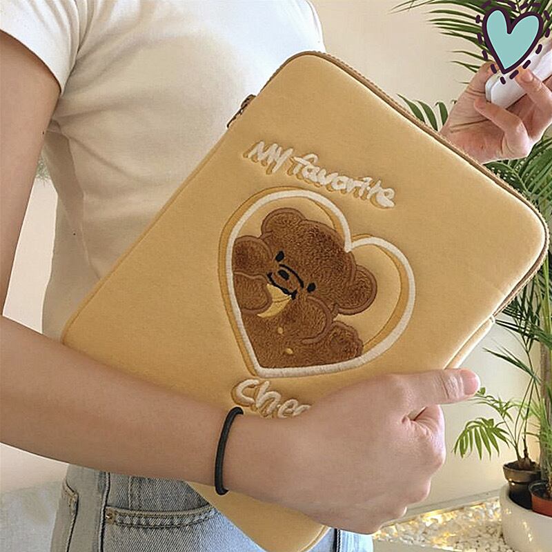 かわいいクマさんMacbook iPad パソコンバッグ