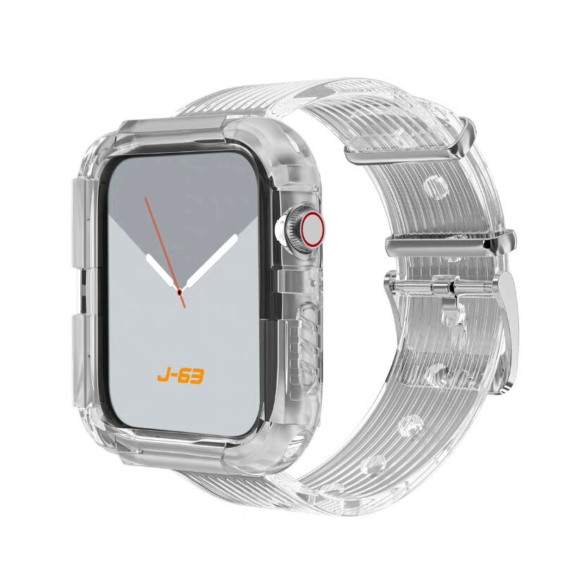 Clear Sporty Casual Apple Watch Band クリアスポーティーカジュアルアップルウォッチバンド AWB0019