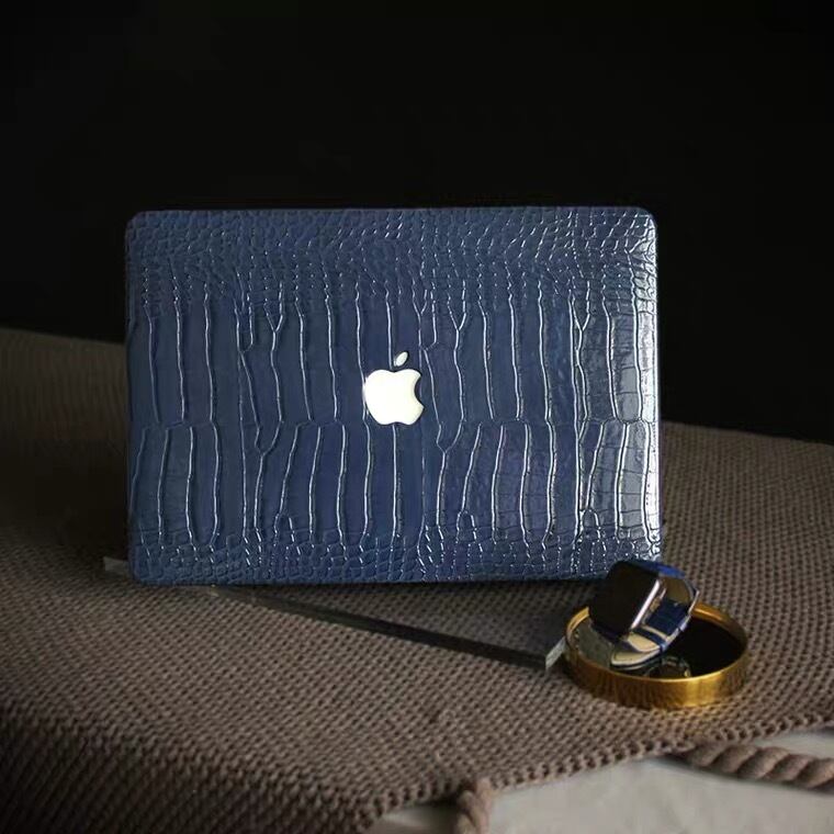 Navy Leather MacBook Cover ネイビーレザーマックブックカバー MC0023