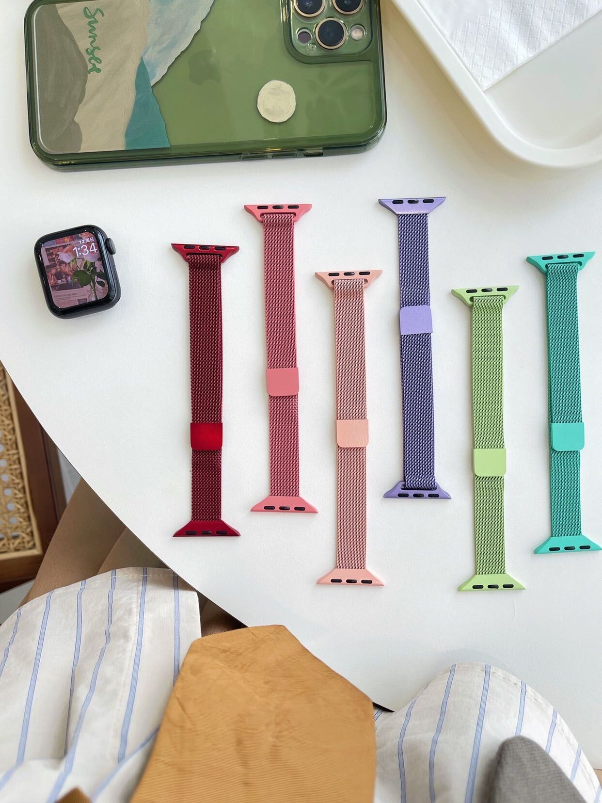 Colourful Skinny Magnet Apple Watch Band カラフルマグネットバンド R01200