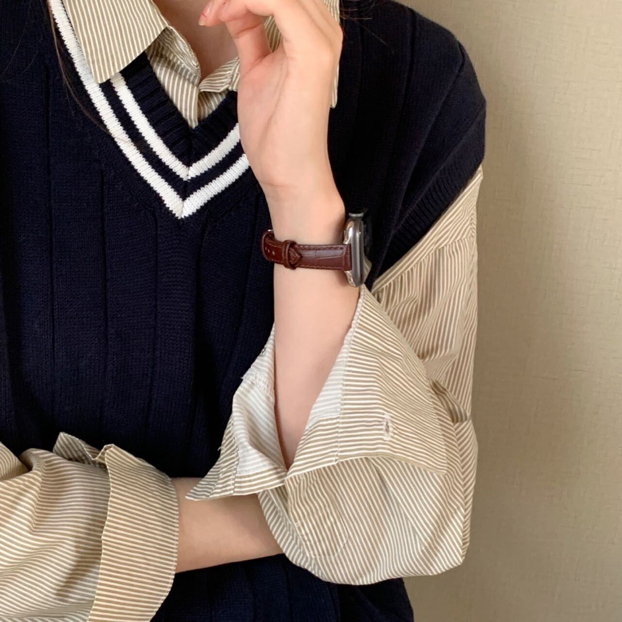Skinny Leather Apple Watch Band スキニーレザーApple Watchバンド R01261