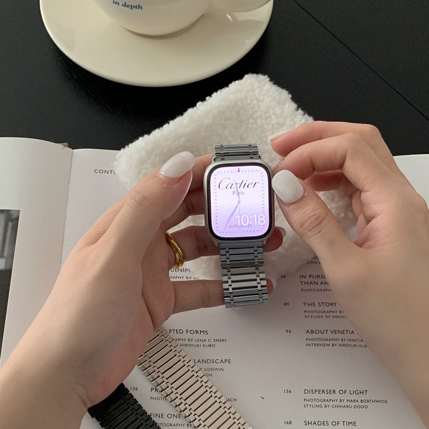 Simple Magnet Apple Watch Band シンプルマグネットApple Watchバンド R01439