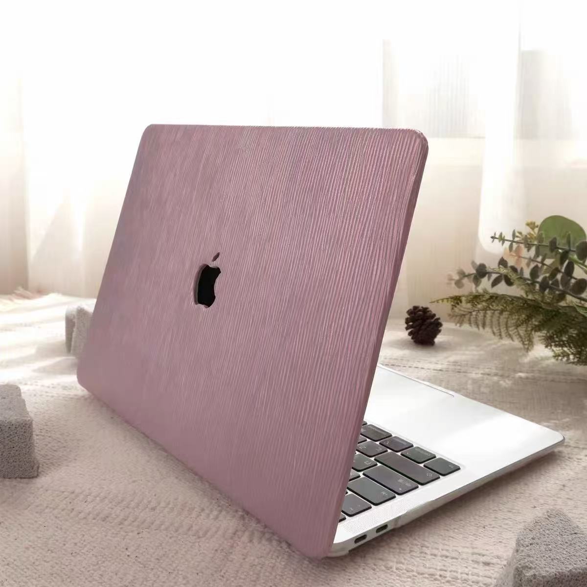 Pink Texture MacBook Cover ピンクテクスチャーMacBookカバー R02170