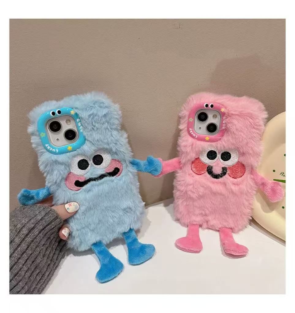 ”ShyShy Cuddle Buddy” iPhone case ”シャイなモンスター” iPhoneケース R02122
