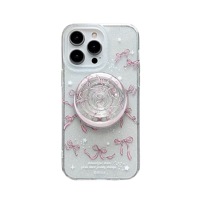 Ribbon Clear MagSafe iPhone Case リボンクリアMagSafe iPhoneケース R01398