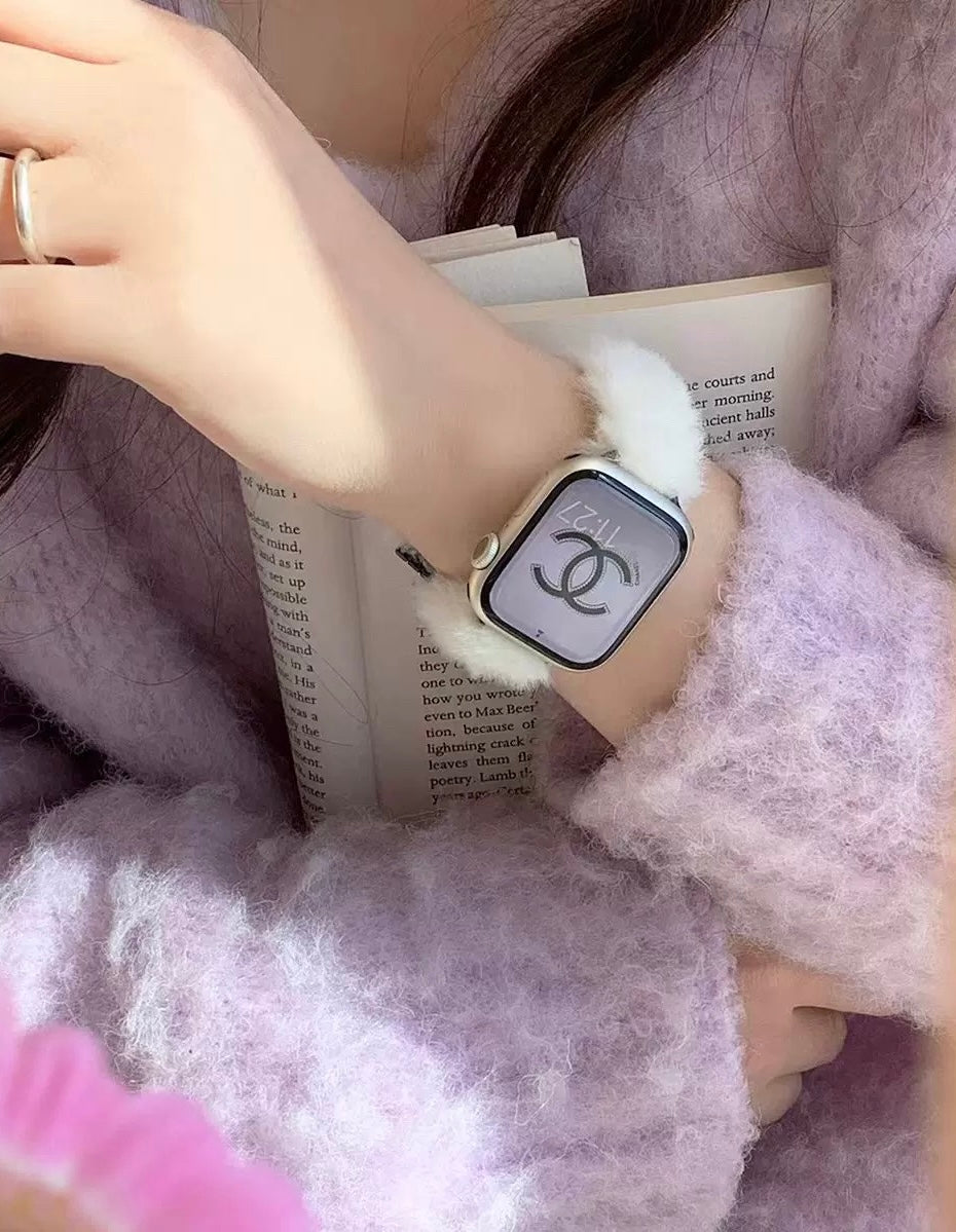 Fluffy Apple Watch Band モコモコAppleWatchバンド R02053