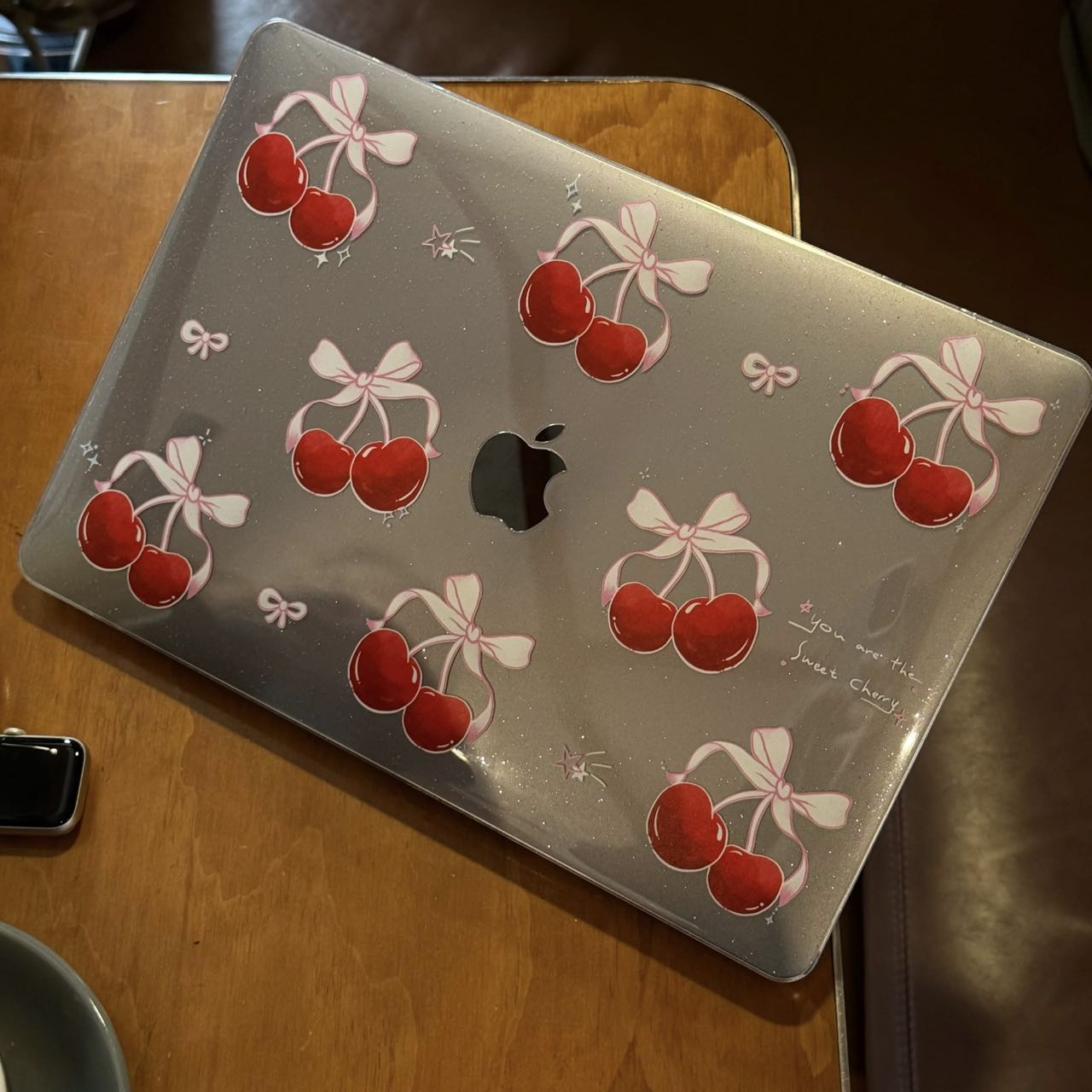 Cherry Ribbon MacBook Cover チェリーリボンMacBookカバー R02026