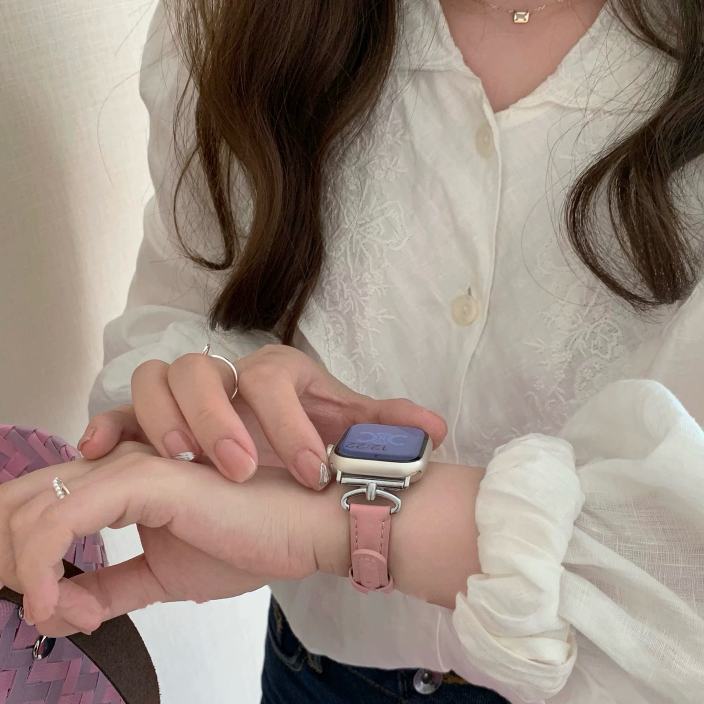 Pastel Leather Apple Watch Band パステルレザーAppleWatchバンド R02089