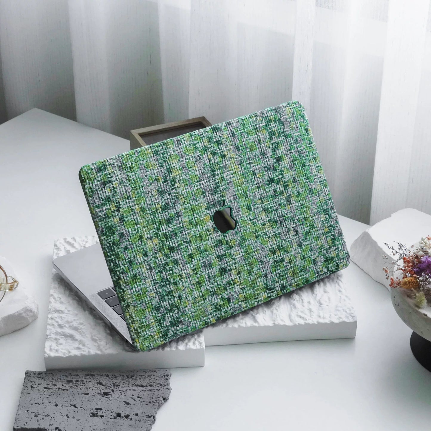 Green Tweed MacBook Cover グリーンツイードMacBookカバー R02013