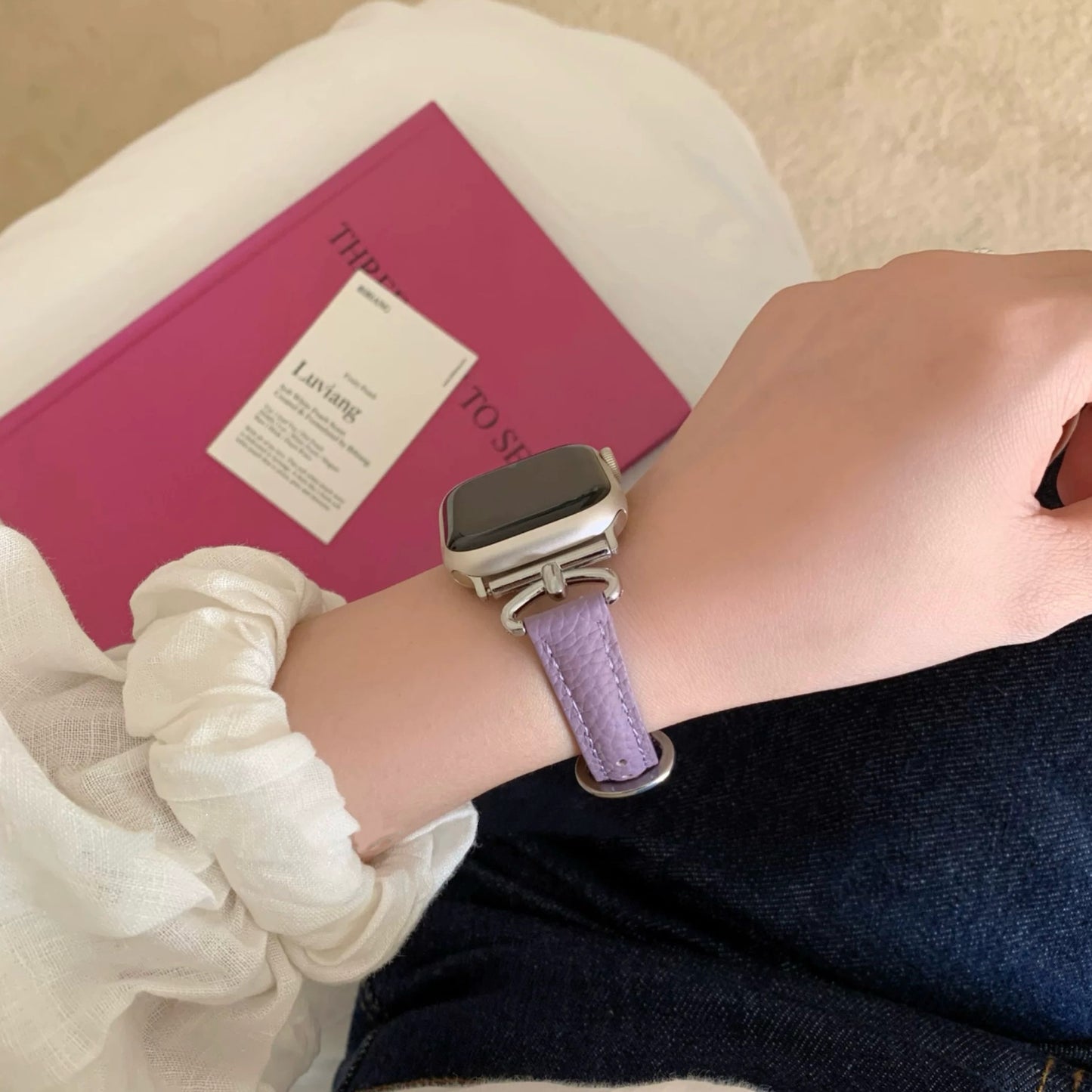 Pastel Leather Apple Watch Band パステルレザーAppleWatchバンド R02089