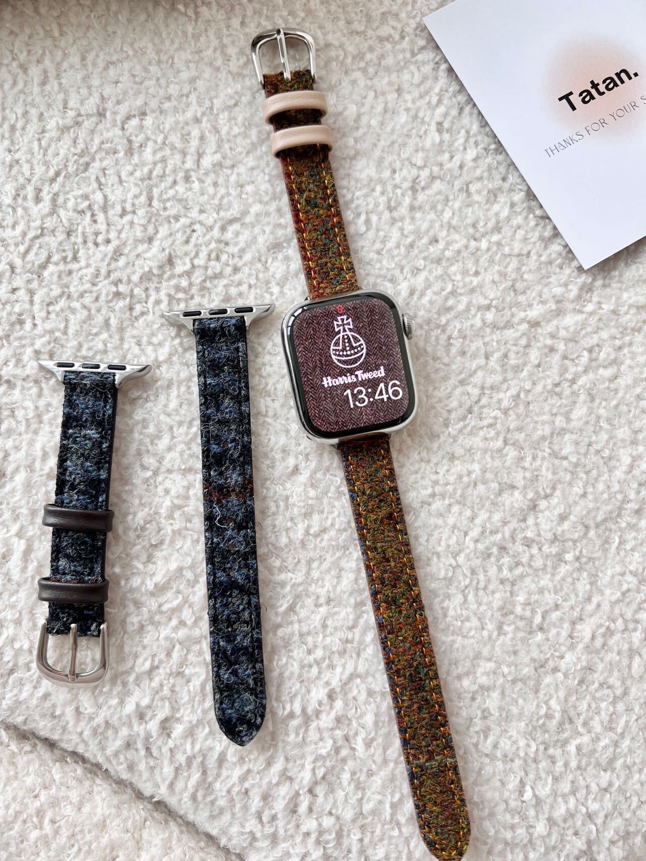 Skinny Tweed Apple Watch Band R01160