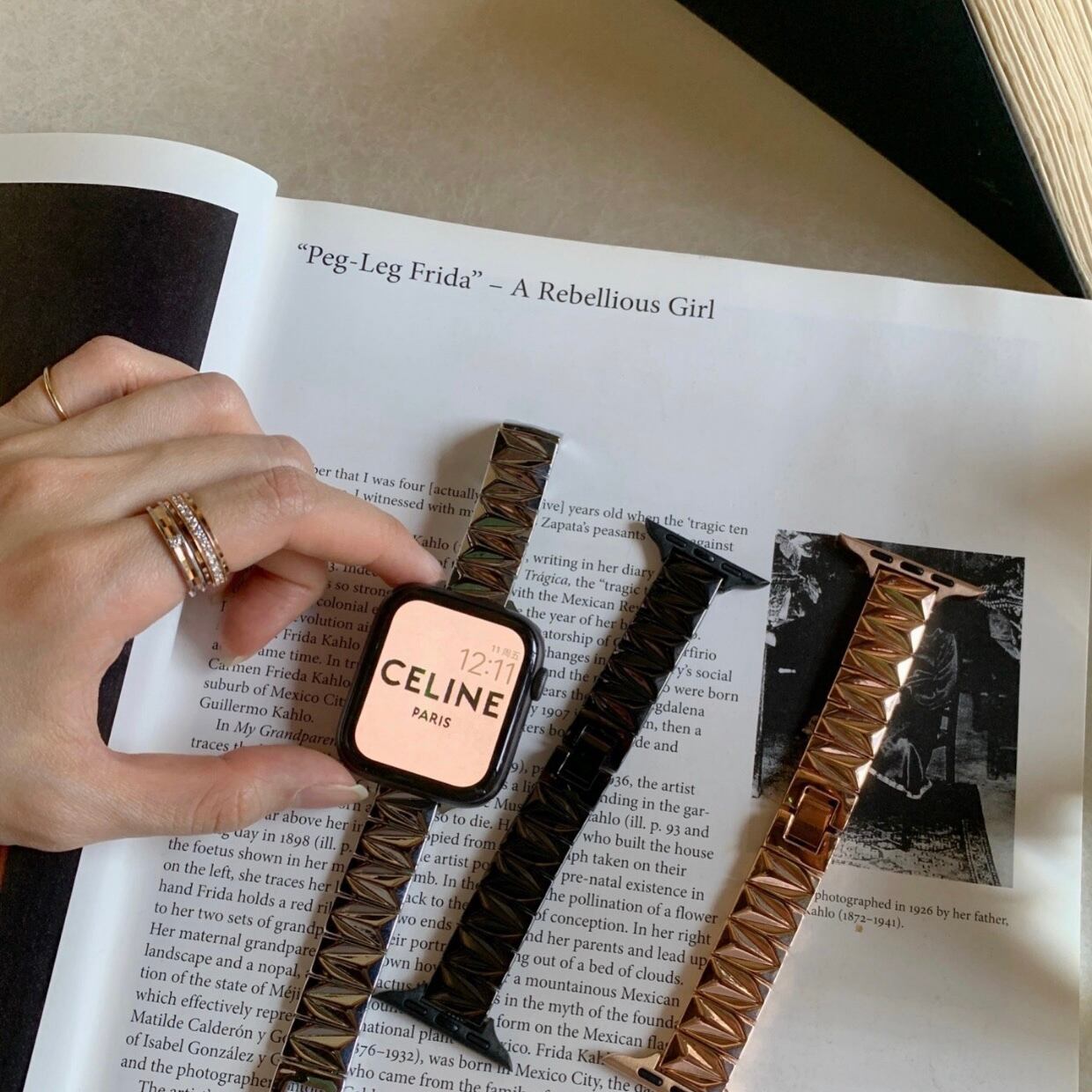 Simple Skinny Triangle Apple Watch Band シンプルスキニートライアングルバンド R01247