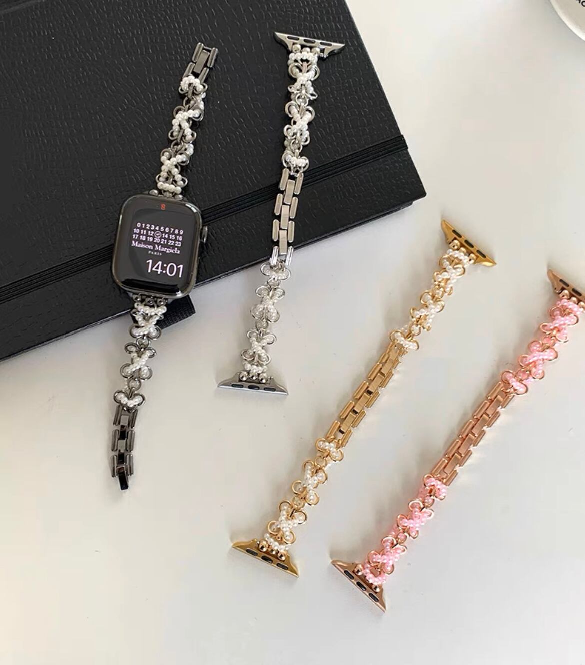 Pearl Apple Watch Band パールApple Watchバンド R01372