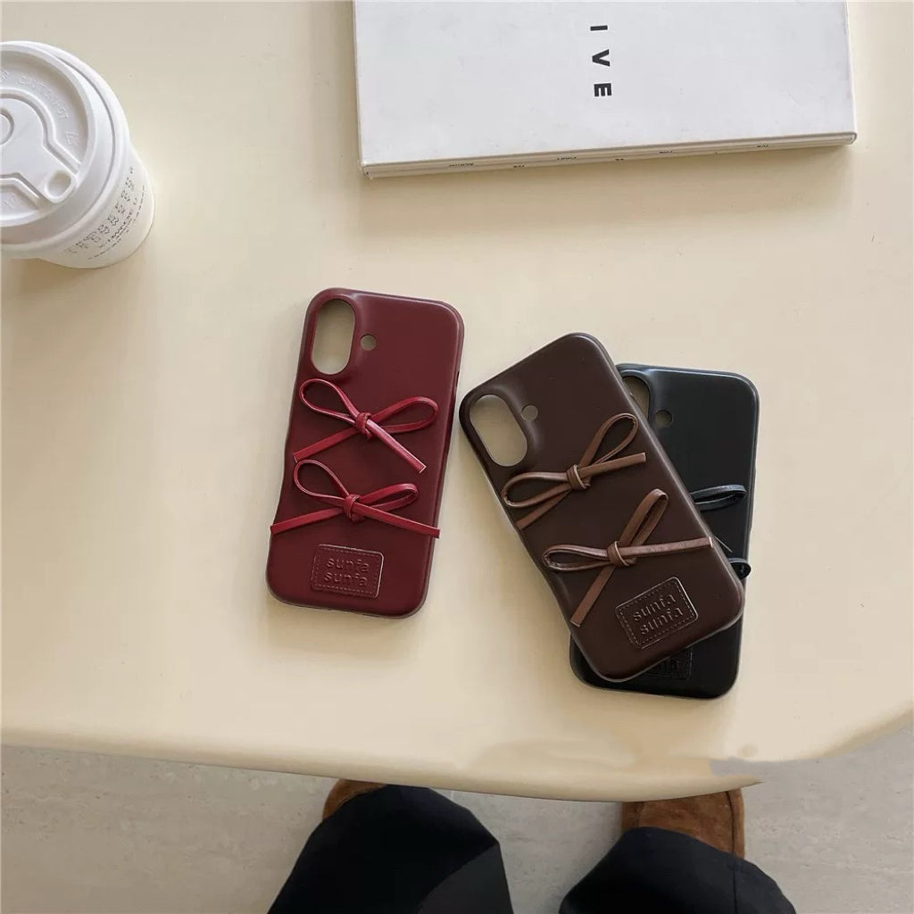”Double Ribbon" iPhone Case ”リボンリボン” iPhoneケース R02125