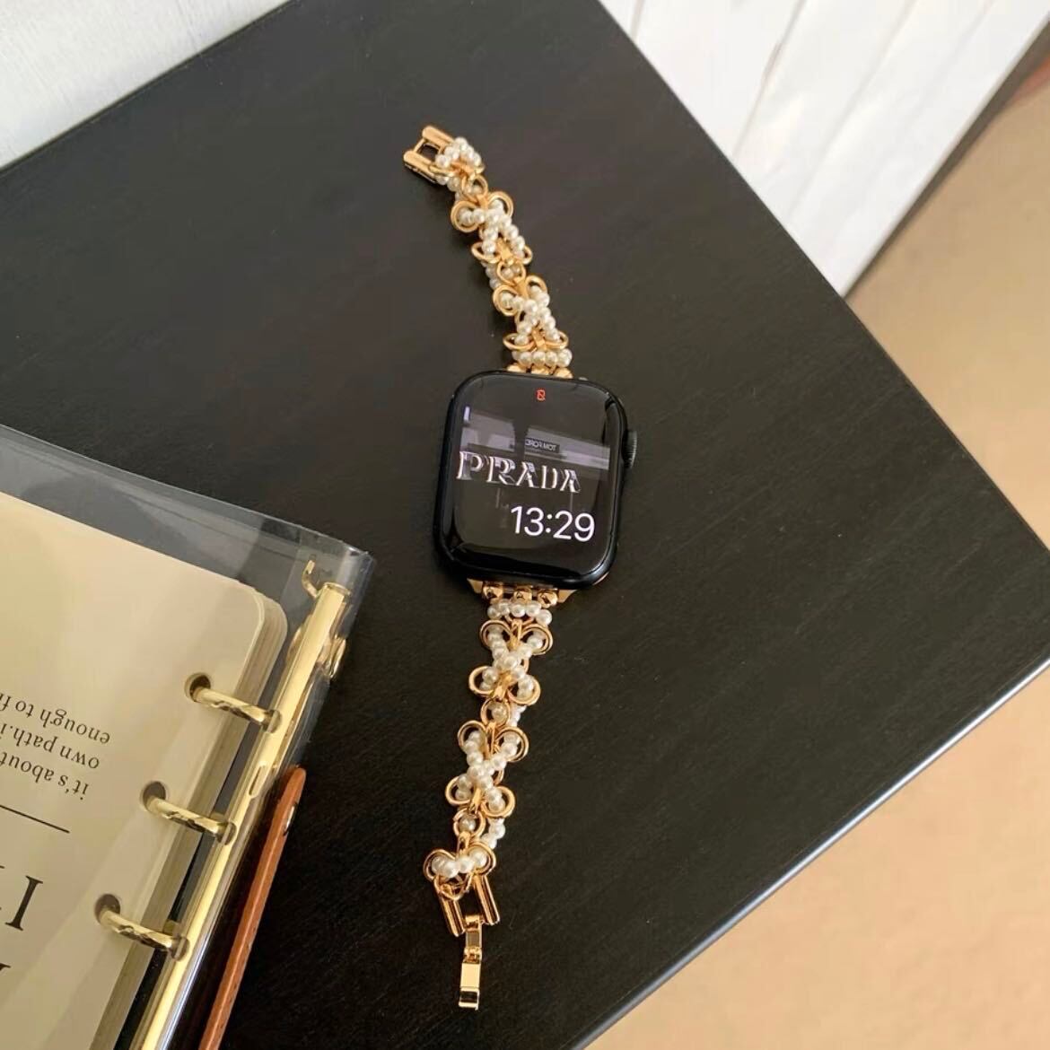 Pearl Apple Watch Band パールApple Watchバンド R01372