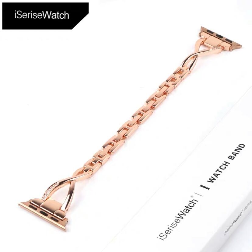 ローズゴールドチェーンのApple Watch Band アップルウォッチバンド AWB0005
