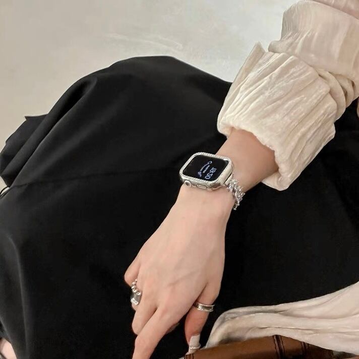Shining Leaf Apple Watch Band キラキラリーフApple Watchバンド R01328