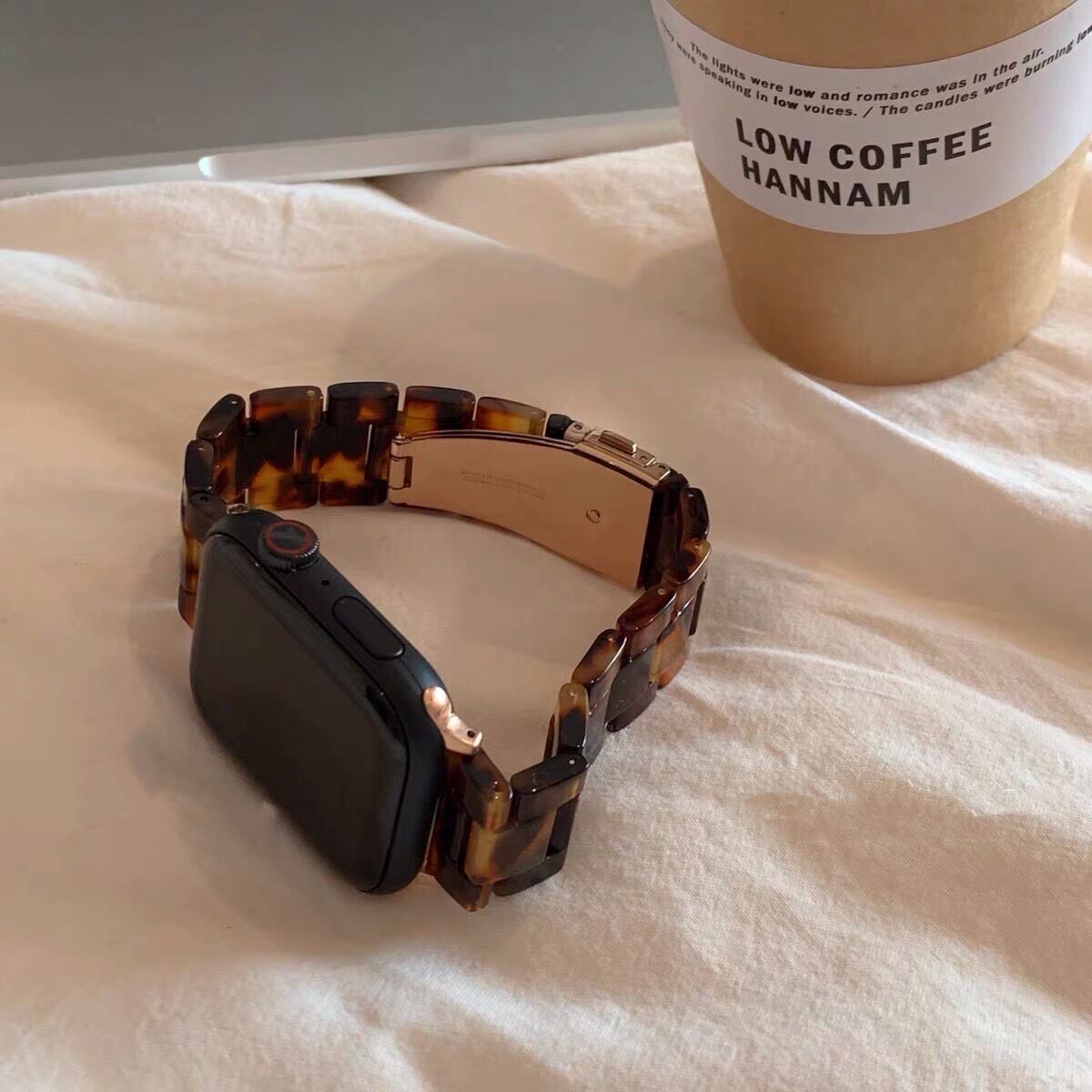 おしゃれなマーブル樹脂Apple Watch Band アップルウォッチバンド AWB0075