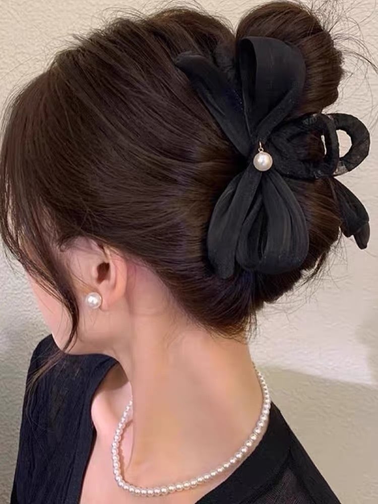 Ribbon Hair Clip R01433