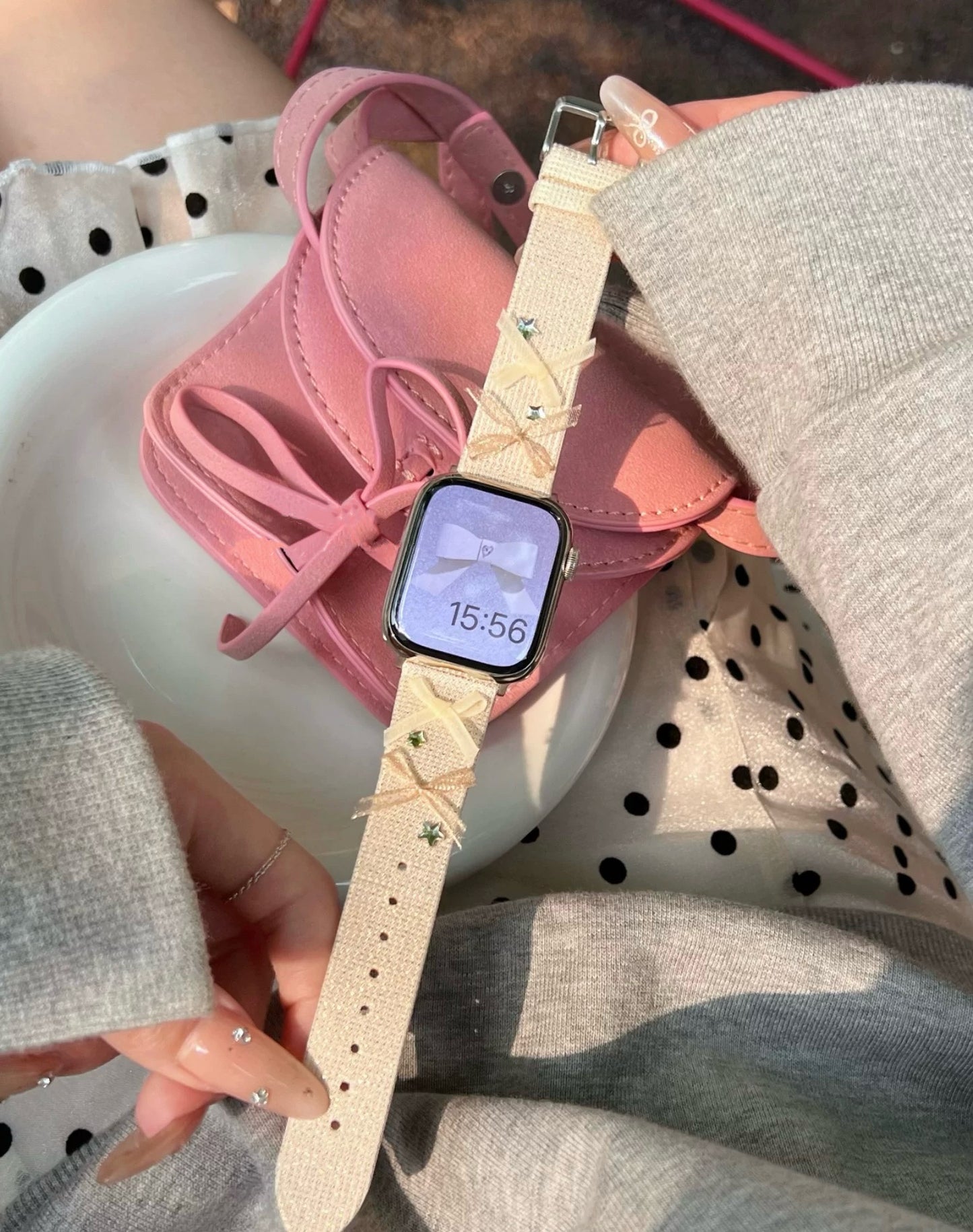 Ribbon Apple Watch Band リボンAppleWatchバンド R02058