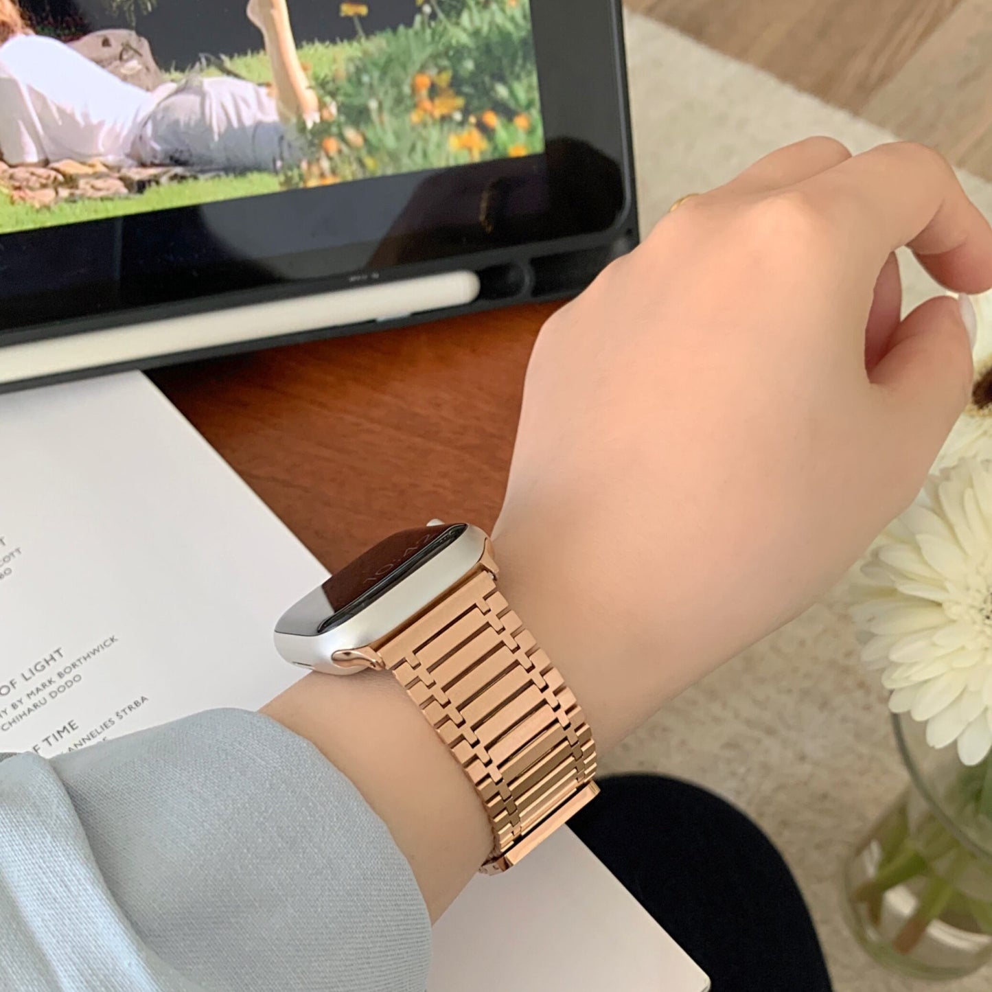 Simple Magnet Apple Watch Band シンプルマグネットApple Watchバンド R01439