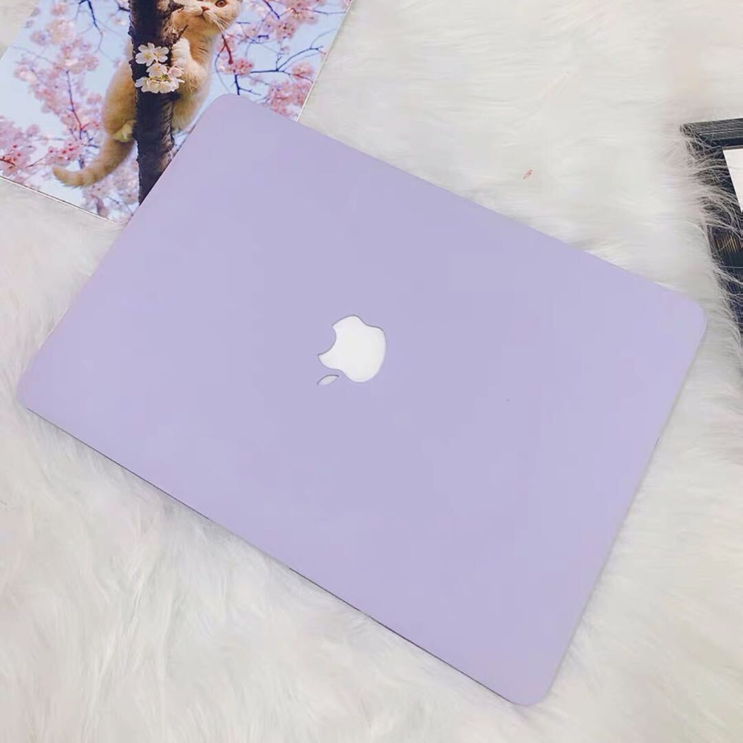 Simple Purple MacBook Cover シンプルパープルMacBookカバー MC0031