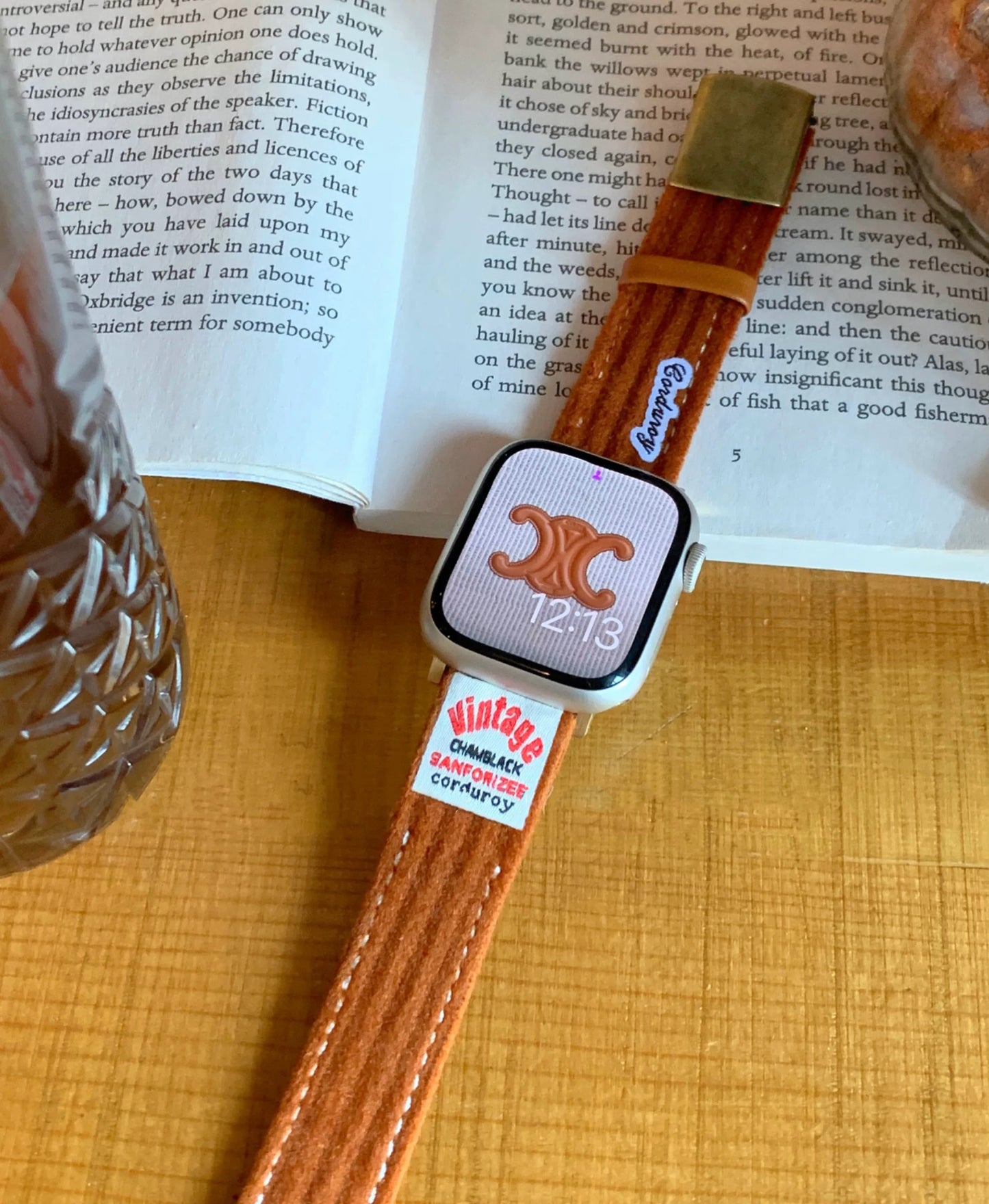 Fluffy Vintage Style Apple Watch Band モコモコビンテージ風AppleWatchバンド R02062