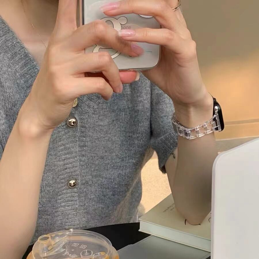 Clear Skinny Apple Watch Band クリアスキニーApple Watchバンド R01237