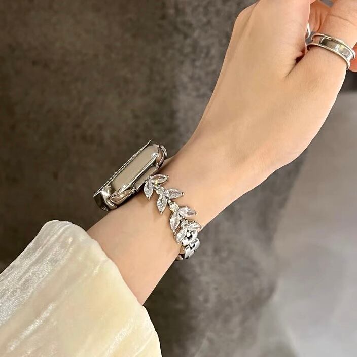 Shining Leaf Apple Watch Band キラキラリーフApple Watchバンド R01328