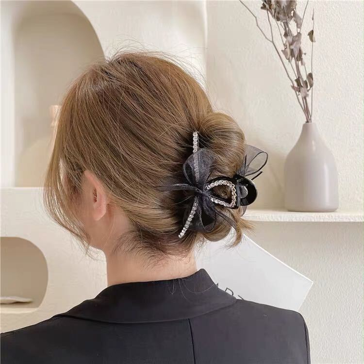 Lace Ribbon Hair Clip R01153