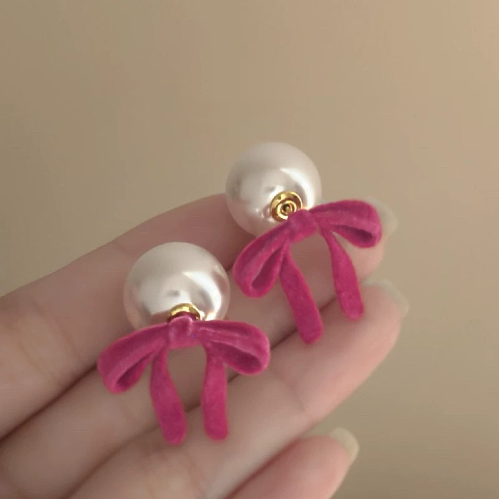 "Ribbon Girls" Earring ”リボンガールズ”ピアス R02072