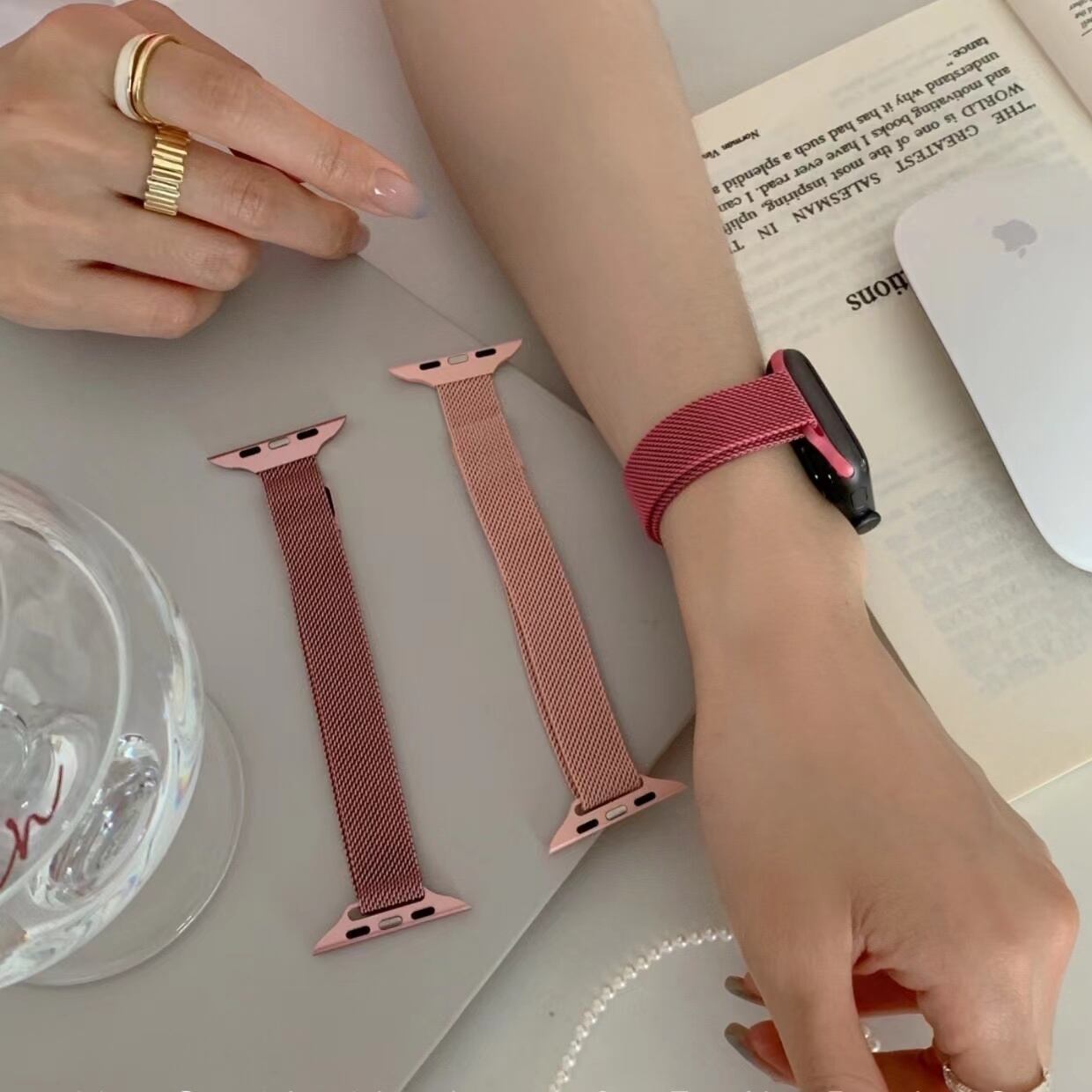 Simple Skinny Colorful Magnet Apple Watch Band シンプルスキニーカラフルマグネットバンド R01257