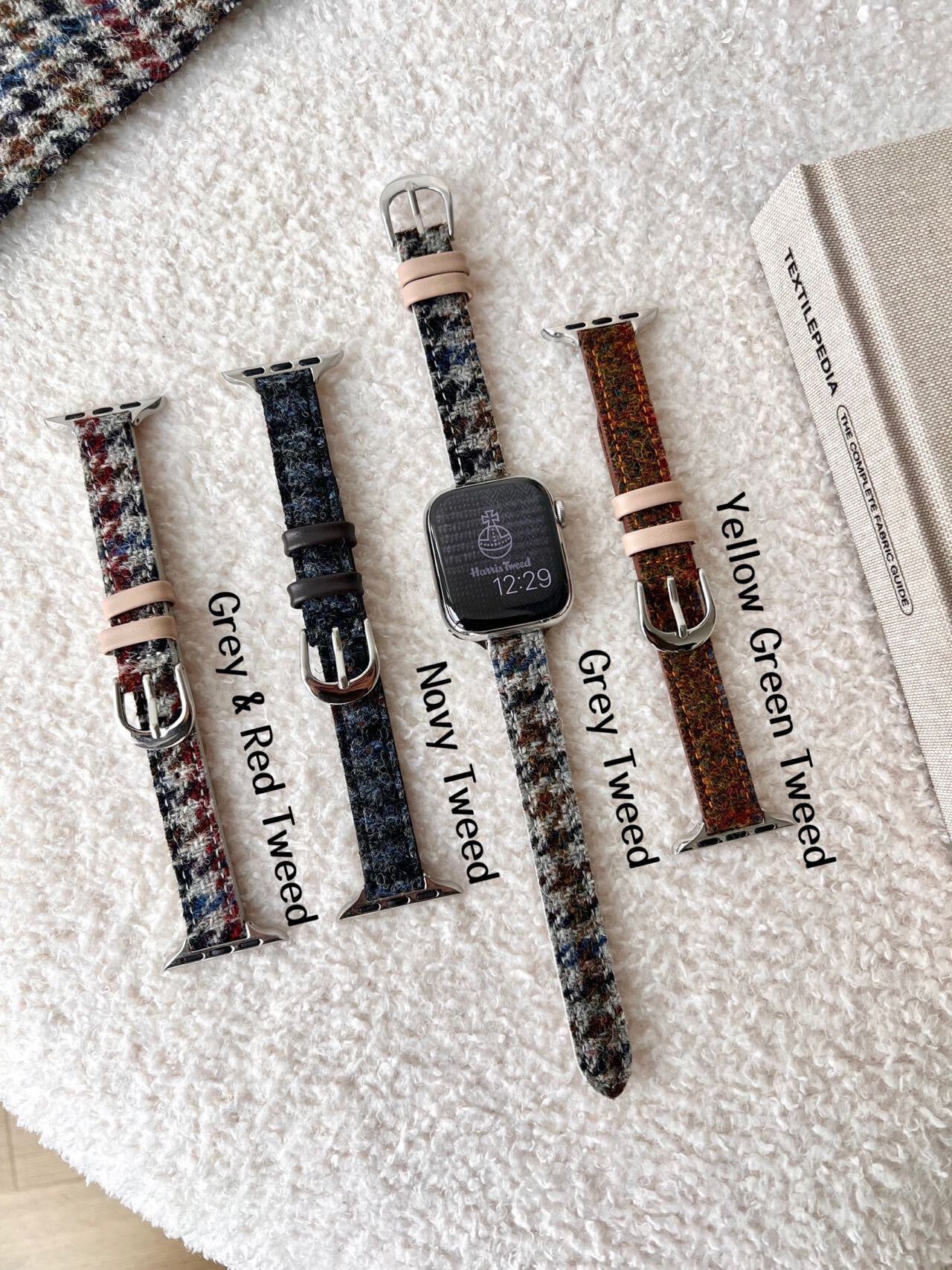 Skinny Tweed Apple Watch Band R01160
