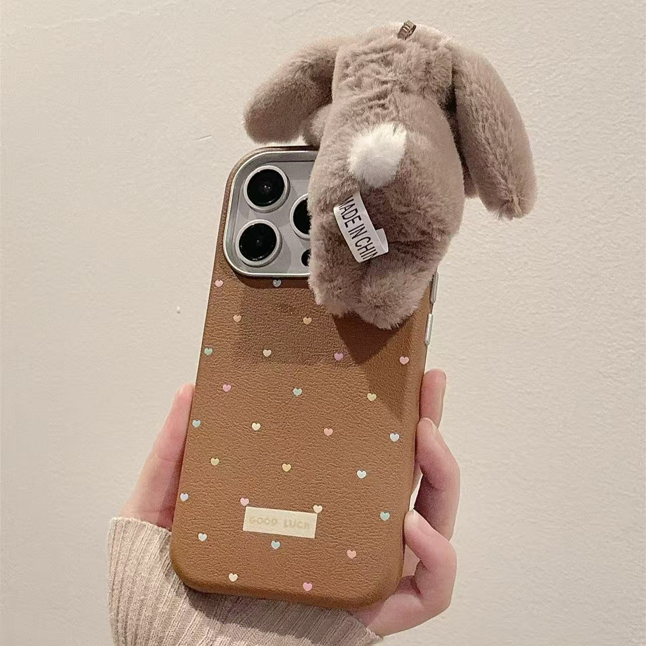 ”Sleeping Fluffy Rabbit” iPhone case ”スリーピングモコモコうさちゃん” iPhoneケース R02120