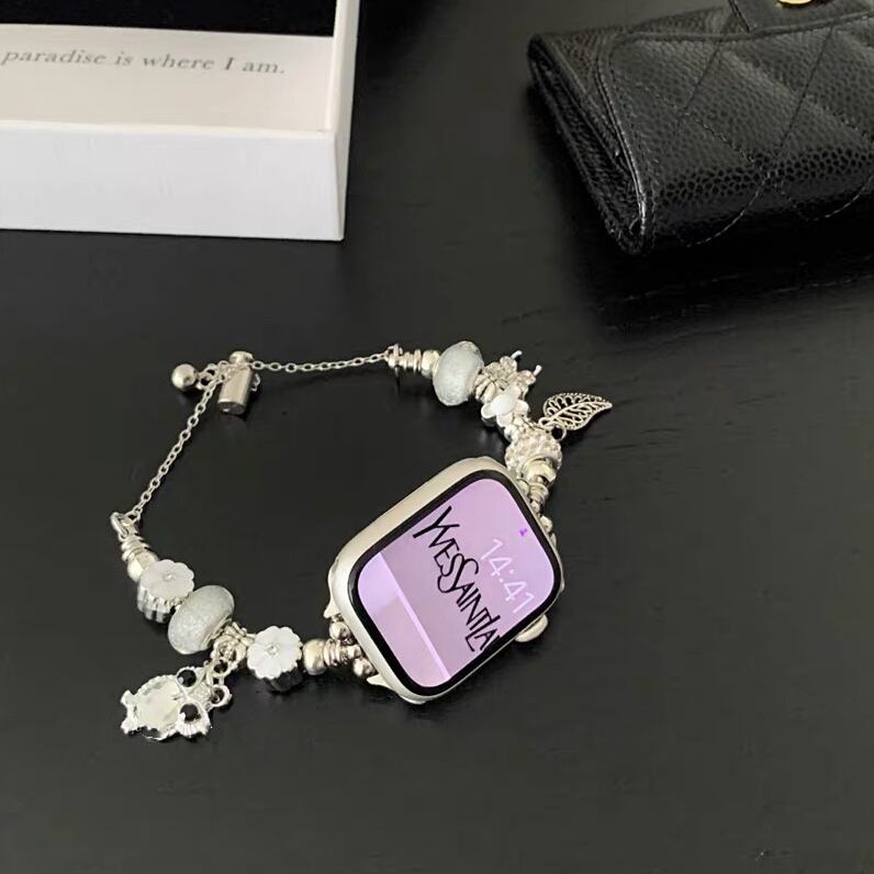 Cute Charm Bracelet Apple Watch band かわいいチャームのブレスレット風Apple Watchバンド R01411