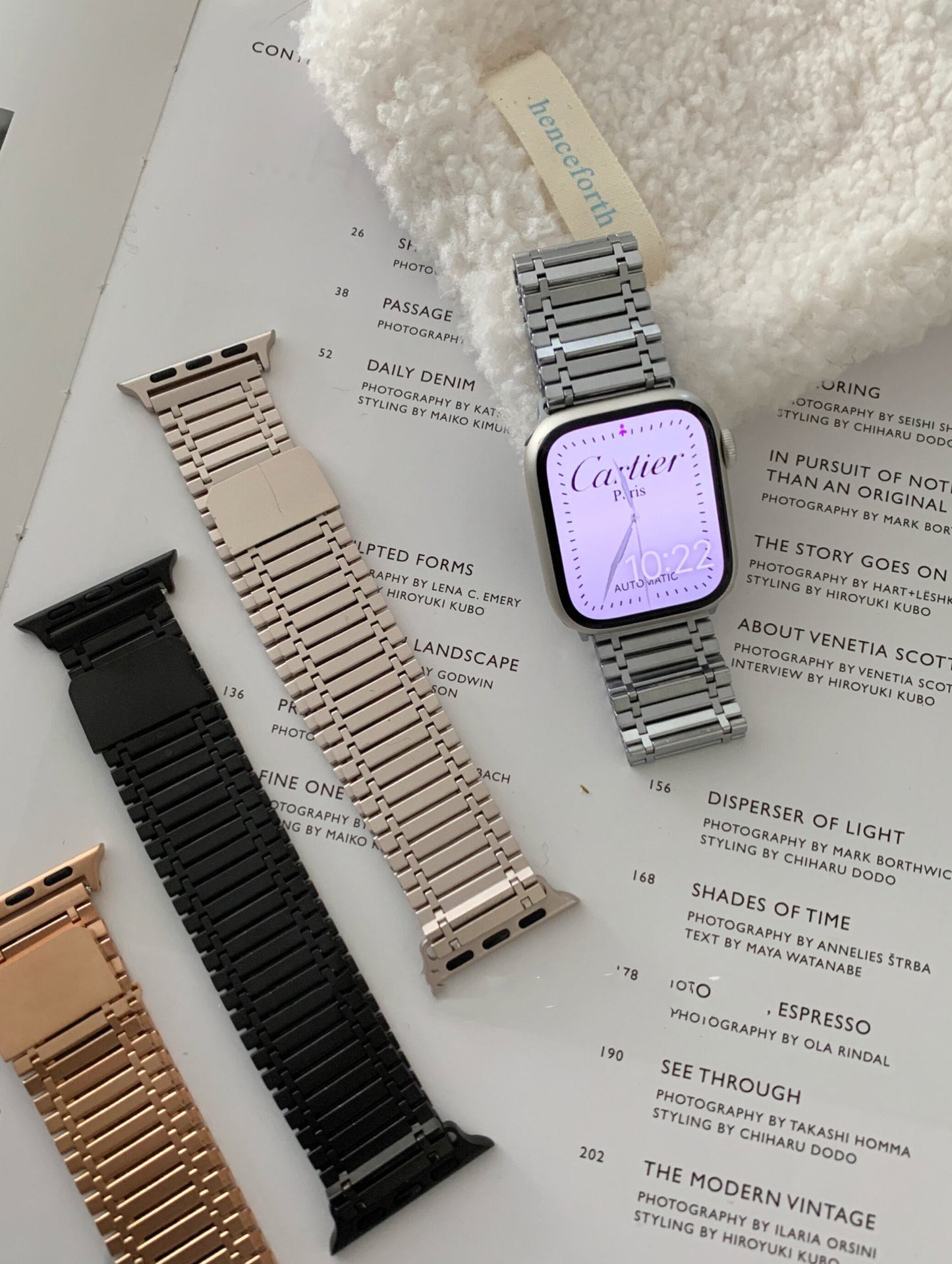 Simple Magnet Apple Watch Band シンプルマグネットApple Watchバンド R01439