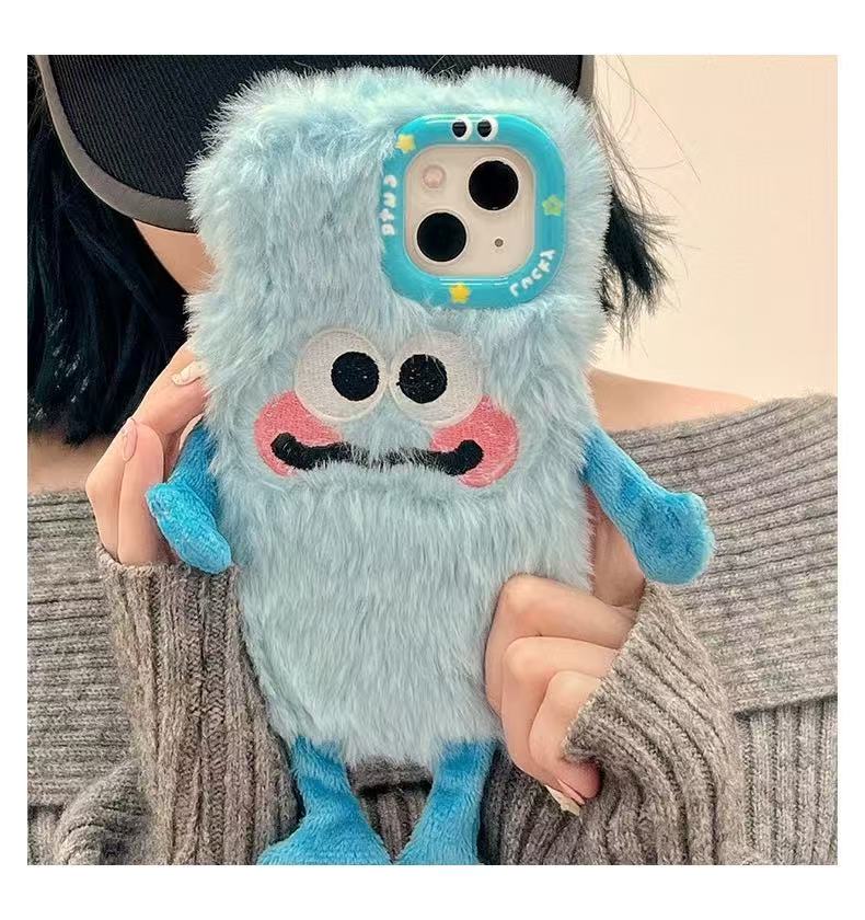 ”ShyShy Cuddle Buddy” iPhone case ”シャイなモンスター” iPhoneケース R02122