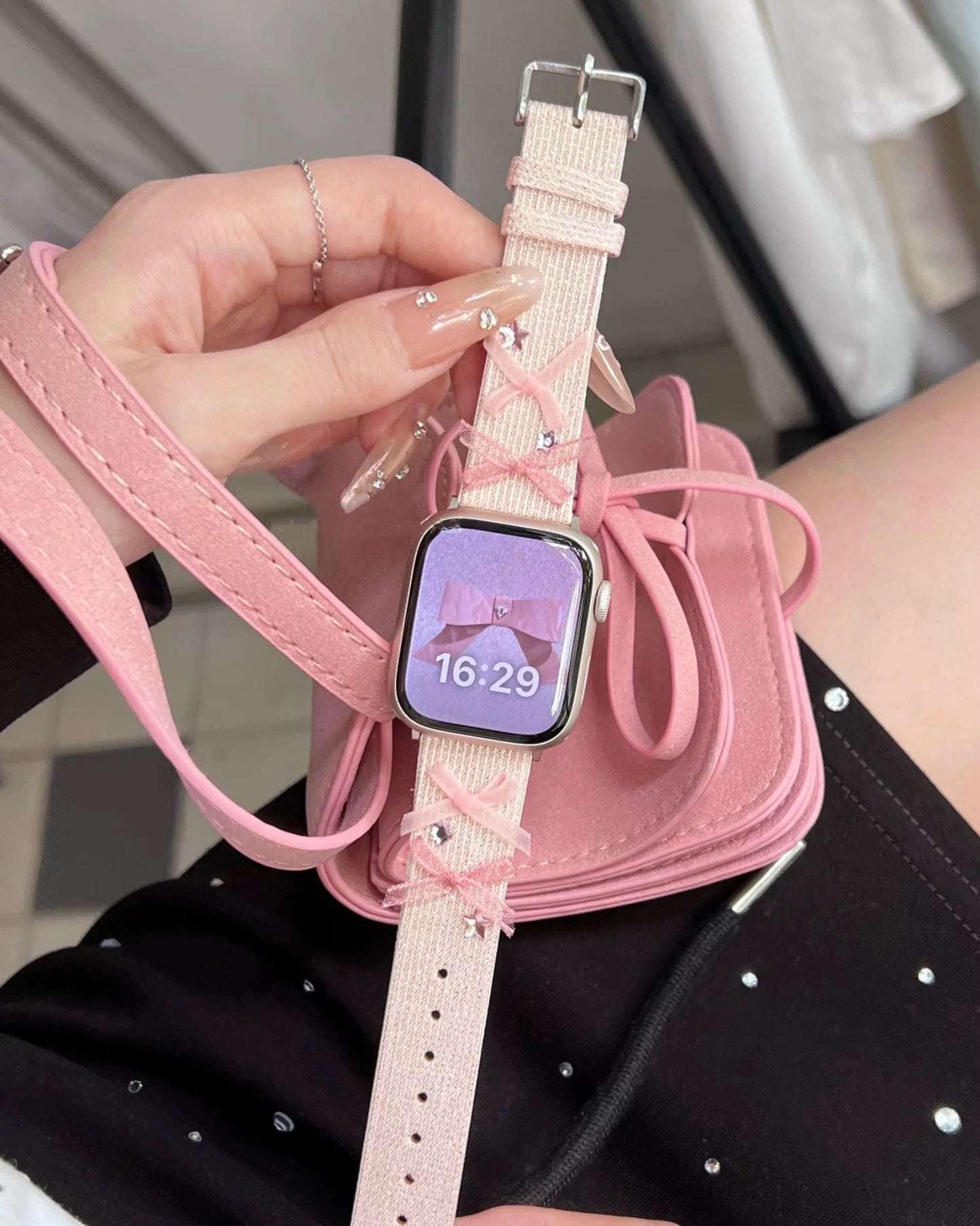 Ribbon Apple Watch Band リボンAppleWatchバンド R02058