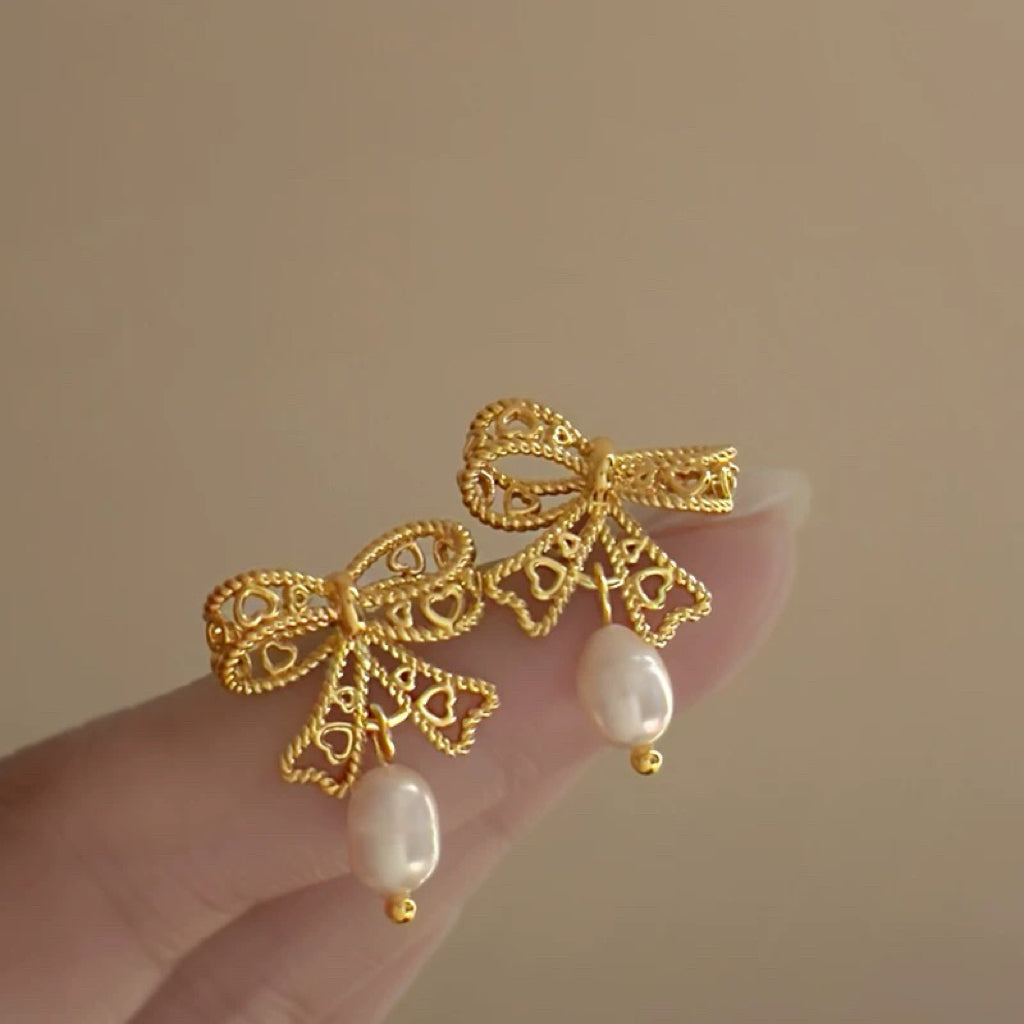 "Ribbon Girl" Earring ”リボンガール”ピアス R02070