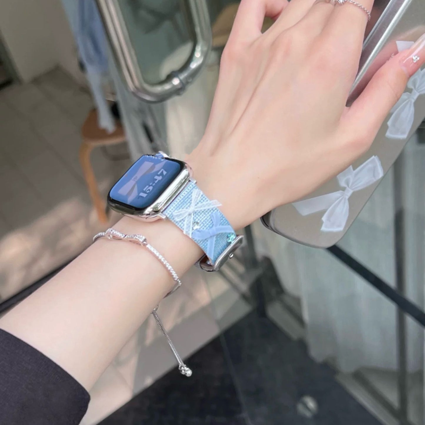 Ribbon Apple Watch Band リボンAppleWatchバンド R02058