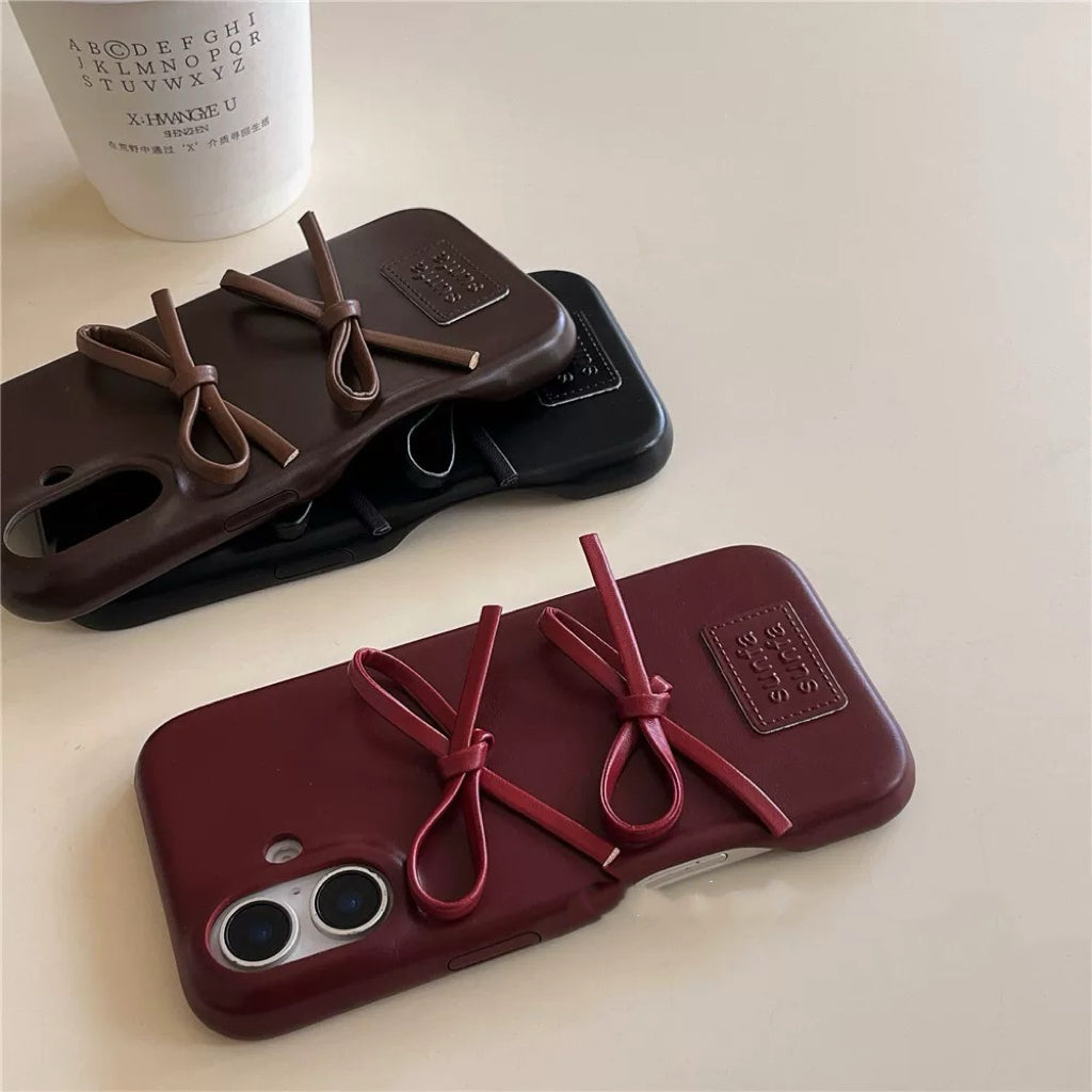 ”Double Ribbon" iPhone Case ”リボンリボン” iPhoneケース R02125